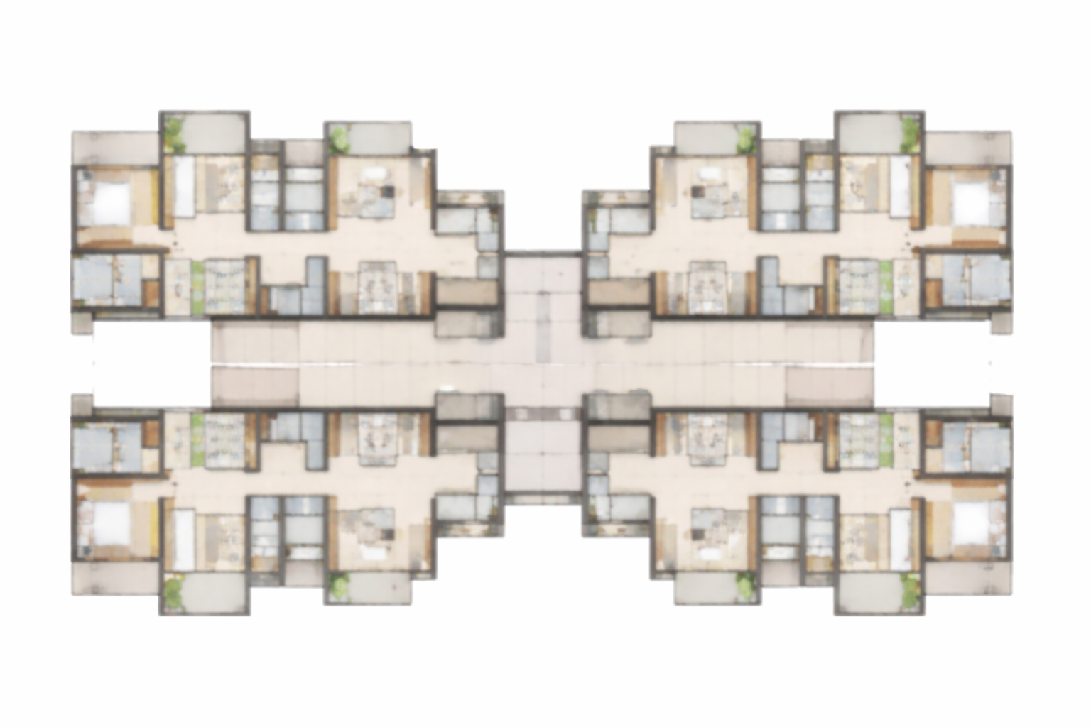 Pecan commercial unit plan layout